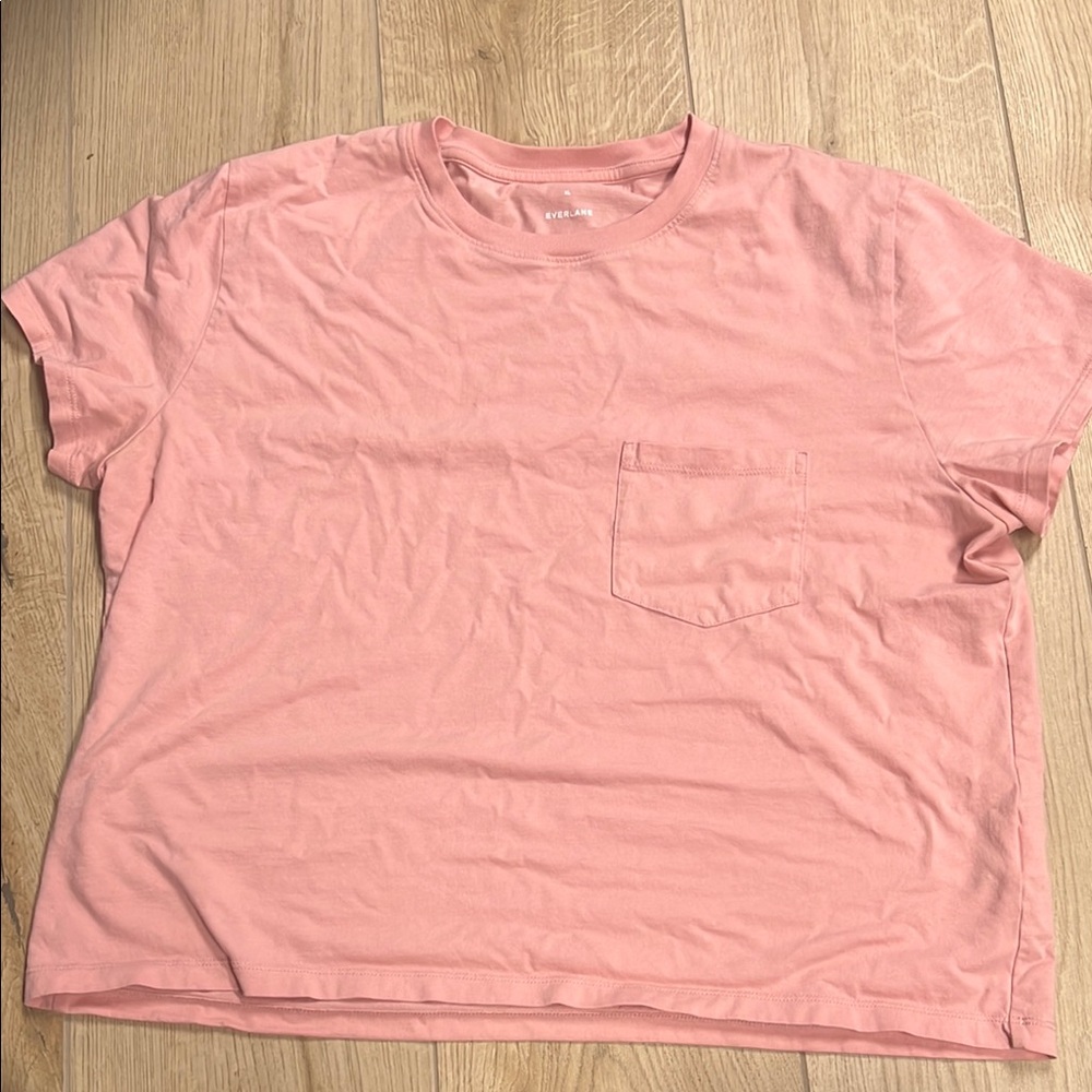 Everlane Soft Pink Crew Neck Tee